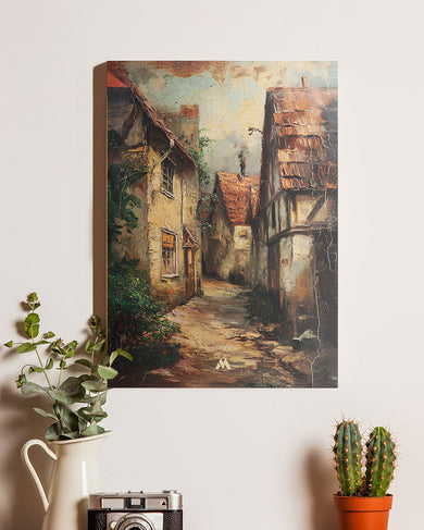 Whispers of the Old Town Canvas Gallery Wrap