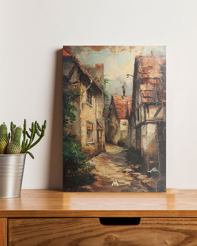 Whispers of the Old Town Canvas Gallery Wrap