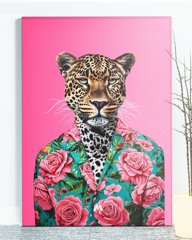 Floral Fierce Canvas Gallery Wrap