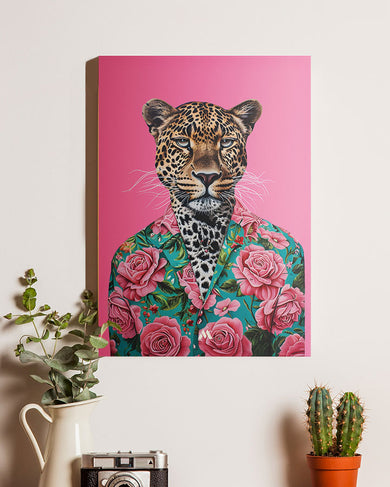 Floral Fierce Canvas Gallery Wrap