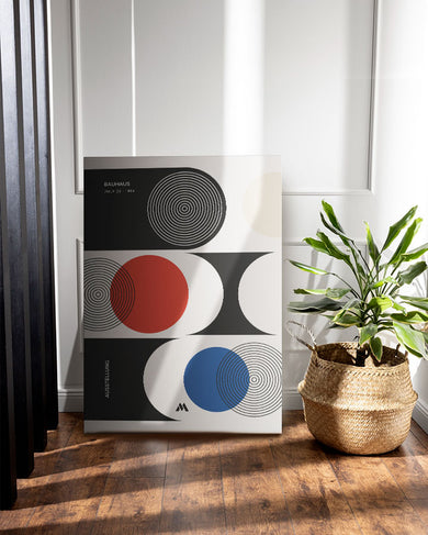 Bauhaus Ausstellung Canvas Gallery Wrap