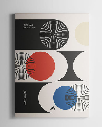 Bauhaus Ausstellung Canvas Gallery Wrap