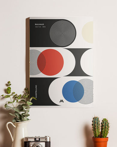 Bauhaus Ausstellung Canvas Gallery Wrap