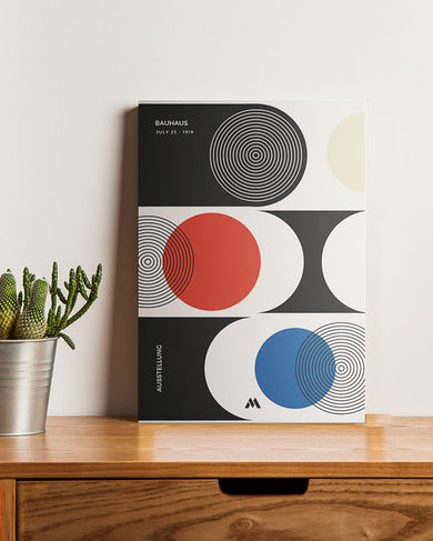 Bauhaus Ausstellung Canvas Gallery Wrap