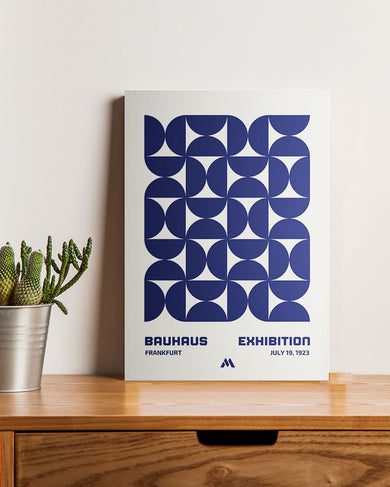 Bauhaus Grid Canvas Gallery Wrap