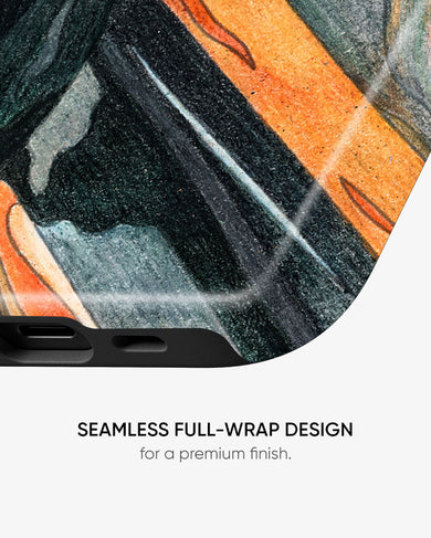 Scream in Technicolor [Edvard Munch] Gloss Shell Case (Apple)