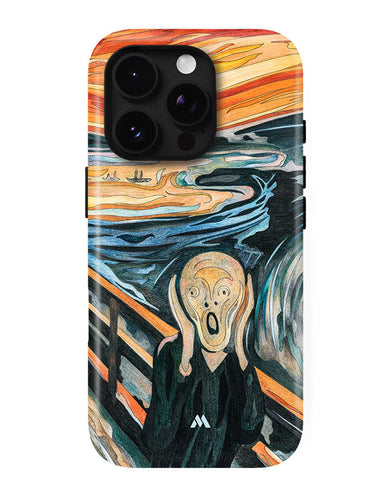 Scream in Technicolor [Edvard Munch] Gloss Shell Case (Apple)