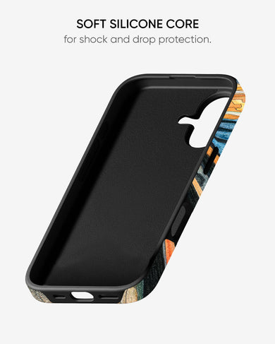 Scream in Technicolor [Edvard Munch] Gloss Shell Case (Apple)