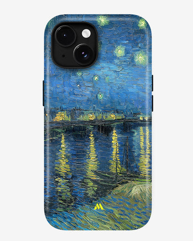 Starry Night Over the Rhone [Van Gogh] Gloss Shell Case (Apple)