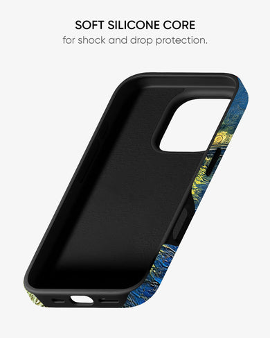 Starry Night Over the Rhone [Van Gogh] Gloss Shell Case (Apple)