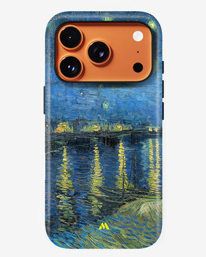 Starry Night Over the Rhone [Van Gogh] Gloss Shell Case (Apple)