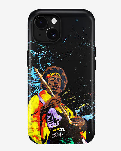 Jimi Hendrix Abstraction Gloss Shell Case (Apple)
