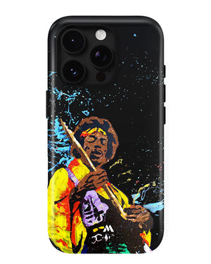 Jimi Hendrix Abstraction Gloss Shell Case (Apple)