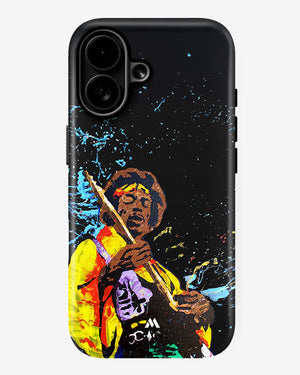 Jimi Hendrix Abstraction Gloss Shell Case (Apple)