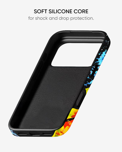 Jimi Hendrix Abstraction Gloss Shell Case (Apple)
