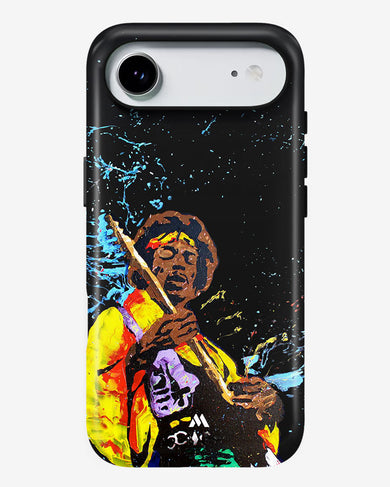 Jimi Hendrix Abstraction Gloss Shell Case (Apple)