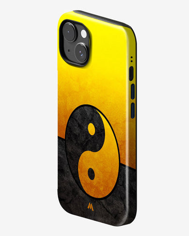 Yin Yang in Gold Gloss Shell Case (Apple)