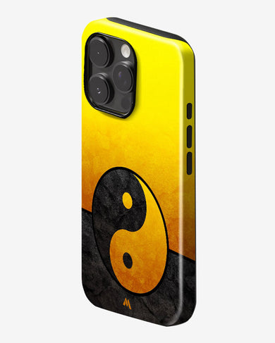 Yin Yang in Gold Gloss Shell Case (Apple)