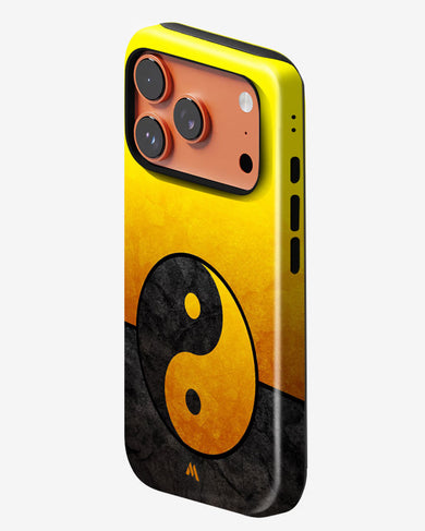 Yin Yang in Gold Gloss Shell Case (Apple)