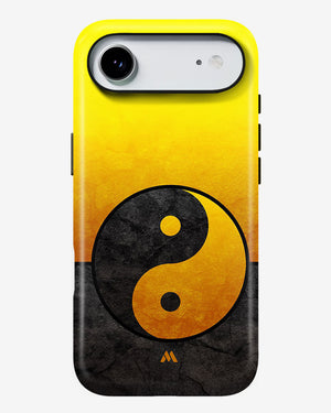 Yin Yang in Gold Gloss Shell Case (Apple)