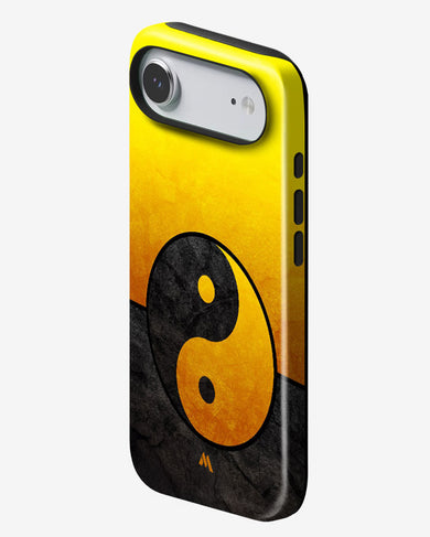 Yin Yang in Gold Gloss Shell Case (Apple)