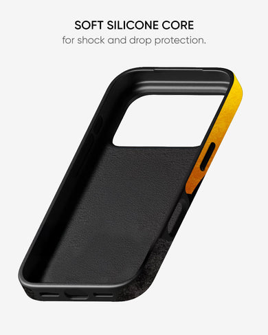 Yin Yang in Gold Gloss Shell Case (Apple)
