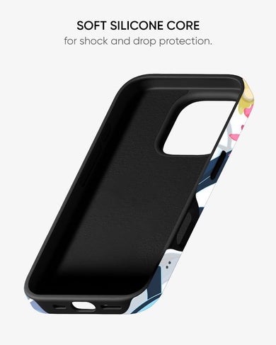 Art Floral Gloss Shell Case (Apple)