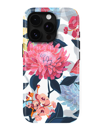 Art Floral Gloss Shell Case (Apple)