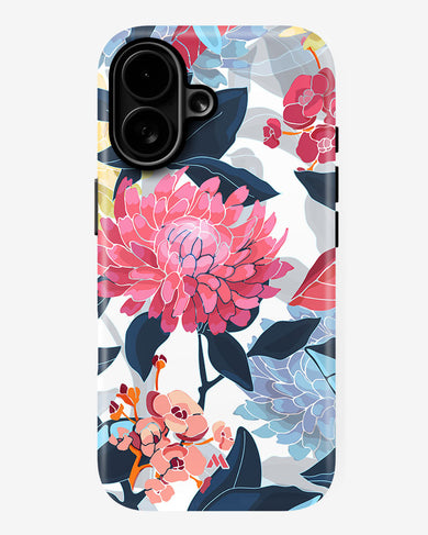 Art Floral Gloss Shell Case (Apple)