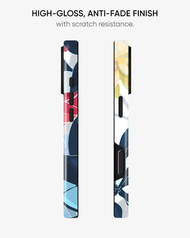 Art Floral Gloss Shell Case (Apple)
