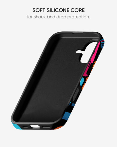 Doodle Robots Gloss Shell Case (Apple)