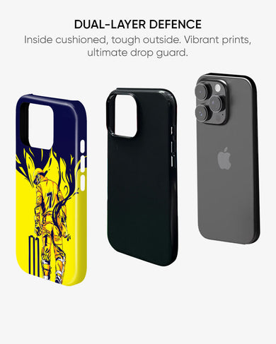 MS Dhoni Greatest Finisher Gloss Shell Case (Apple)