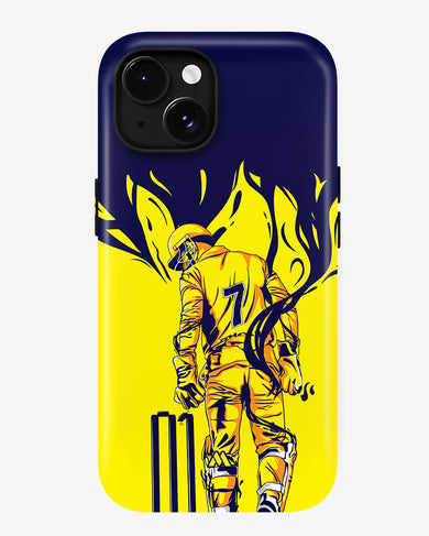 MS Dhoni Greatest Finisher Gloss Shell Case (Apple)