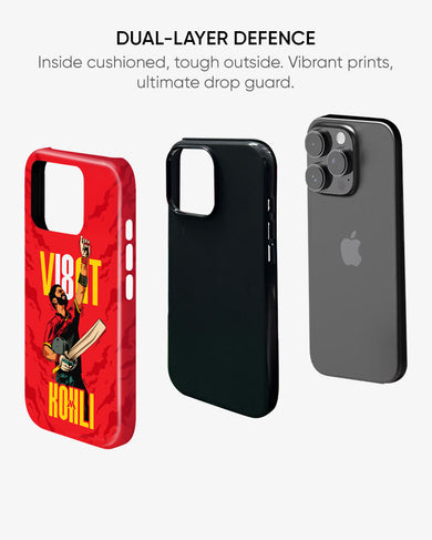 Virat King Kohli Gloss Shell Case (Apple)