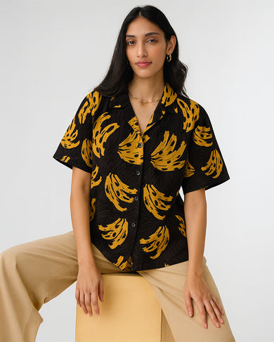 Golden Banana Wave Unisex Shirt