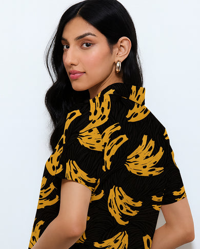 Golden Banana Wave Unisex Shirt