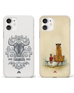 Calvin Hobbes Adolescence Taurus Hard Case Phone Cover Combo (Apple)