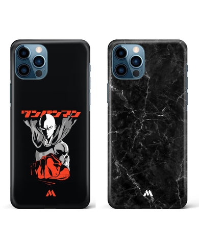 Portoro Black One Punch Hard Case Phone Cover Combo-(Apple)