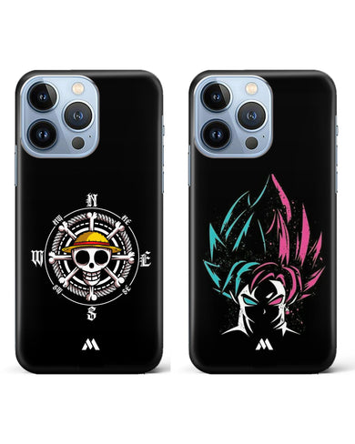 Goku Vegeta Combine Veggetto Hard Case Phone Cover Combo-(Apple)