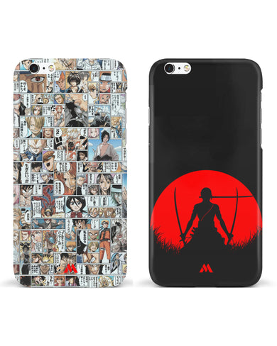 Zoro Always Serious Manga Hard Case Phone Cover Combo-(Apple)