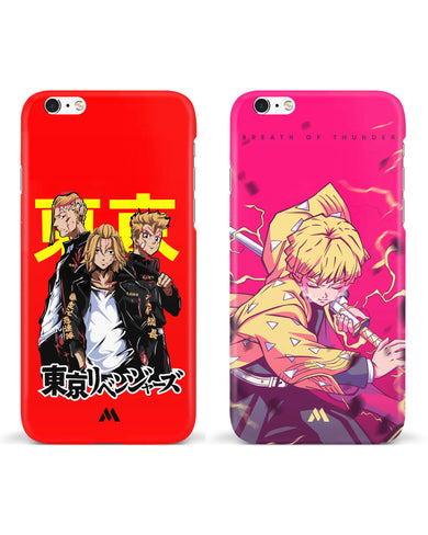 Zenitsu Thunder Tokyo Revengers Hard Case Phone Cover Combo-(Apple)