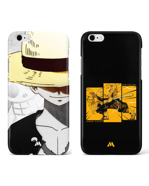 Zenitsu Luffy Strawhats Hard Case Phone Cover Combo-(Apple)