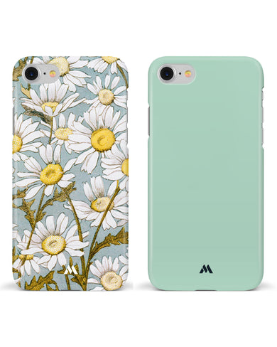 Russian Lime Daisy Flowers Hard Case Phone Cover Combo (Apple)