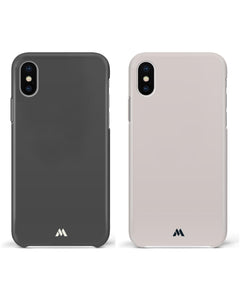 Stone Gray Gray Absentia Hard Case Phone Cover Combo (Apple)