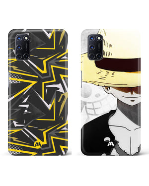 Luffy Strawhats Abstraction Hard Case Phone Cover Combo-(Oppo)