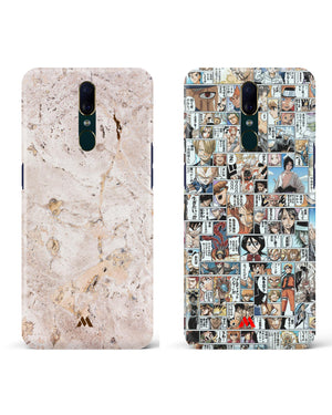 Manga Overload Boticcino Marble Hard Case Phone Cover Combo-(Oppo)