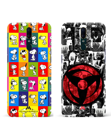 Sharingan Snoopy & Peanuts Hard Case Phone Cover Combo-(Oppo)