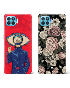 Midnight Bouquet Gojo Six Hard Case Phone Cover Combo-(Oppo)