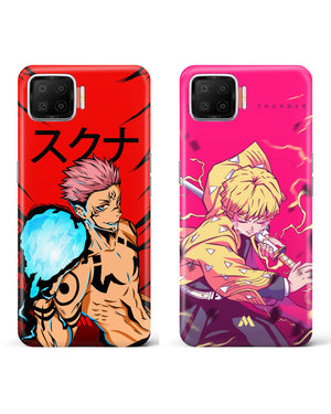 Zenitsu Breath Sukuna Curses Hard Case Phone Cover Combo-(Oppo)
