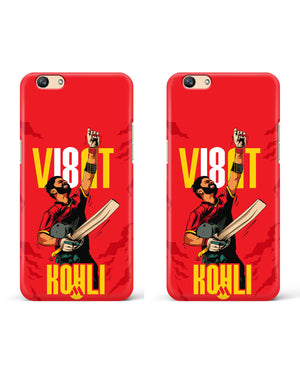 Virat King Kohli Hard Case Phone Cover Combo (Oppo)